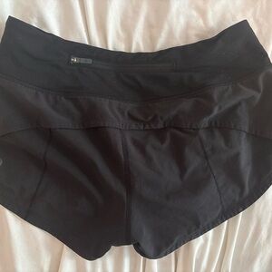 Lululemon speed up shorts size 2